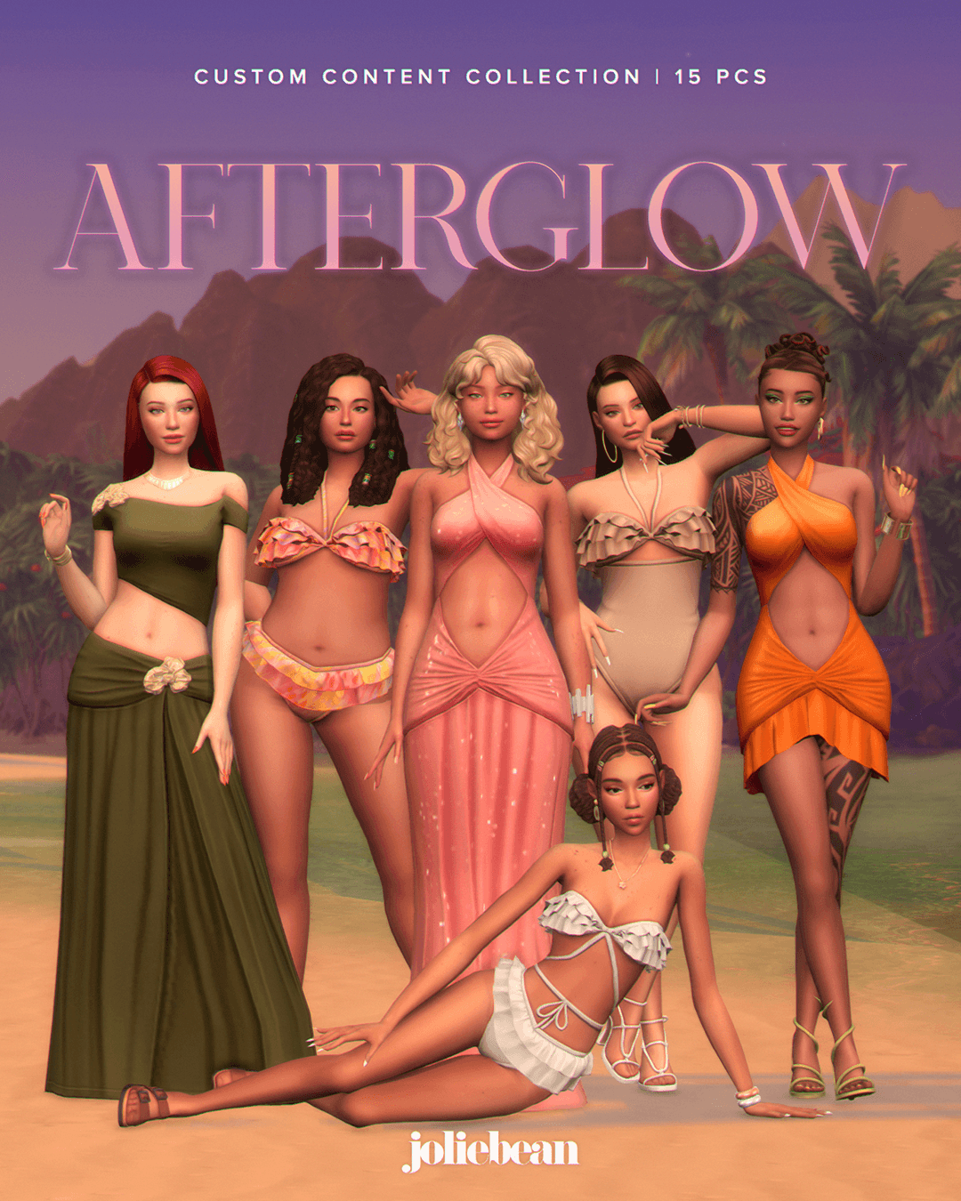 Скриншот мода Коллекция одежды Afterglow Set